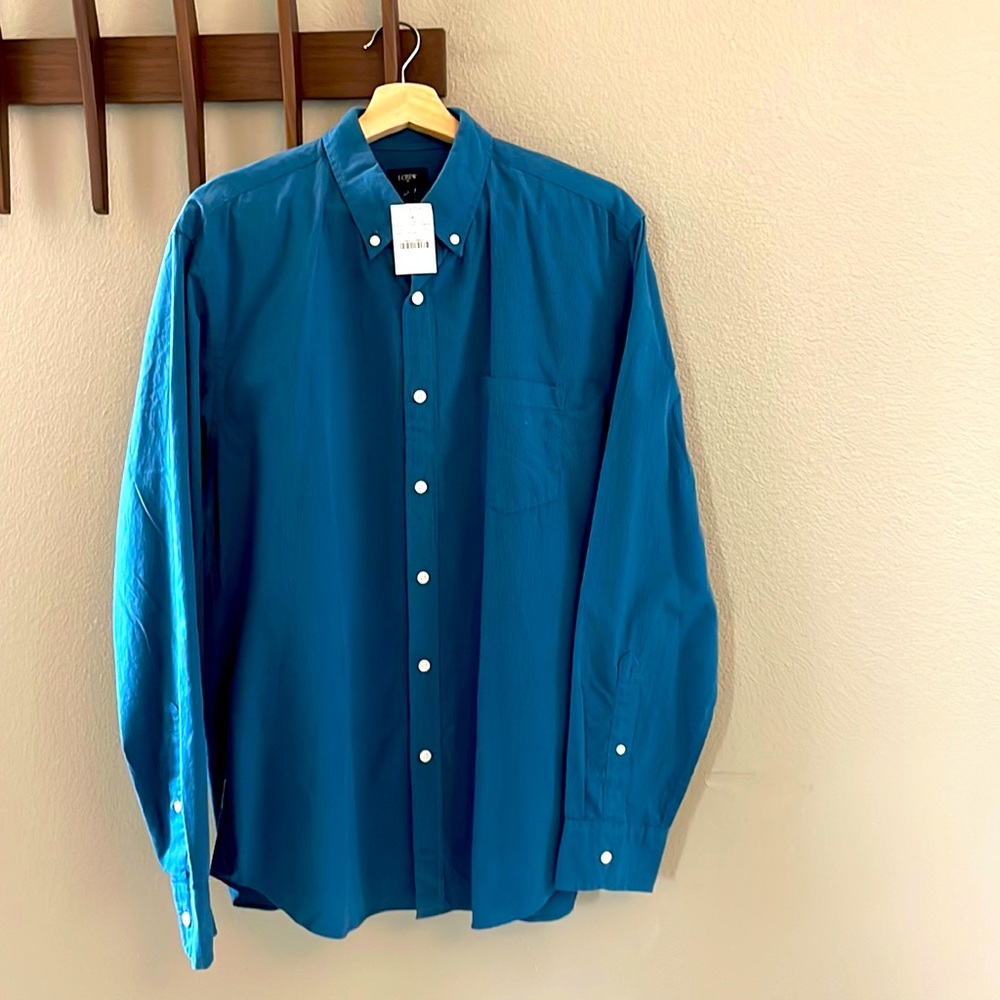 Blue J Crew Button Down Shirt
